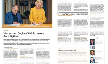 Vincent van Gogh en VGZ durven en doen digitaal Vincent van Gogh en VGZ durven en doen digitaal
